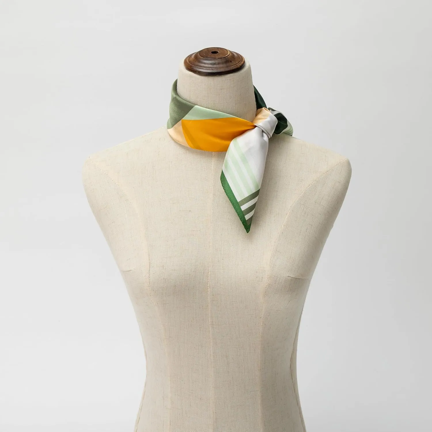 100% Mulberry Silk Scarf for Women, Small Square Satin Scarf for Neck Head Hair Handbag 21"x21"