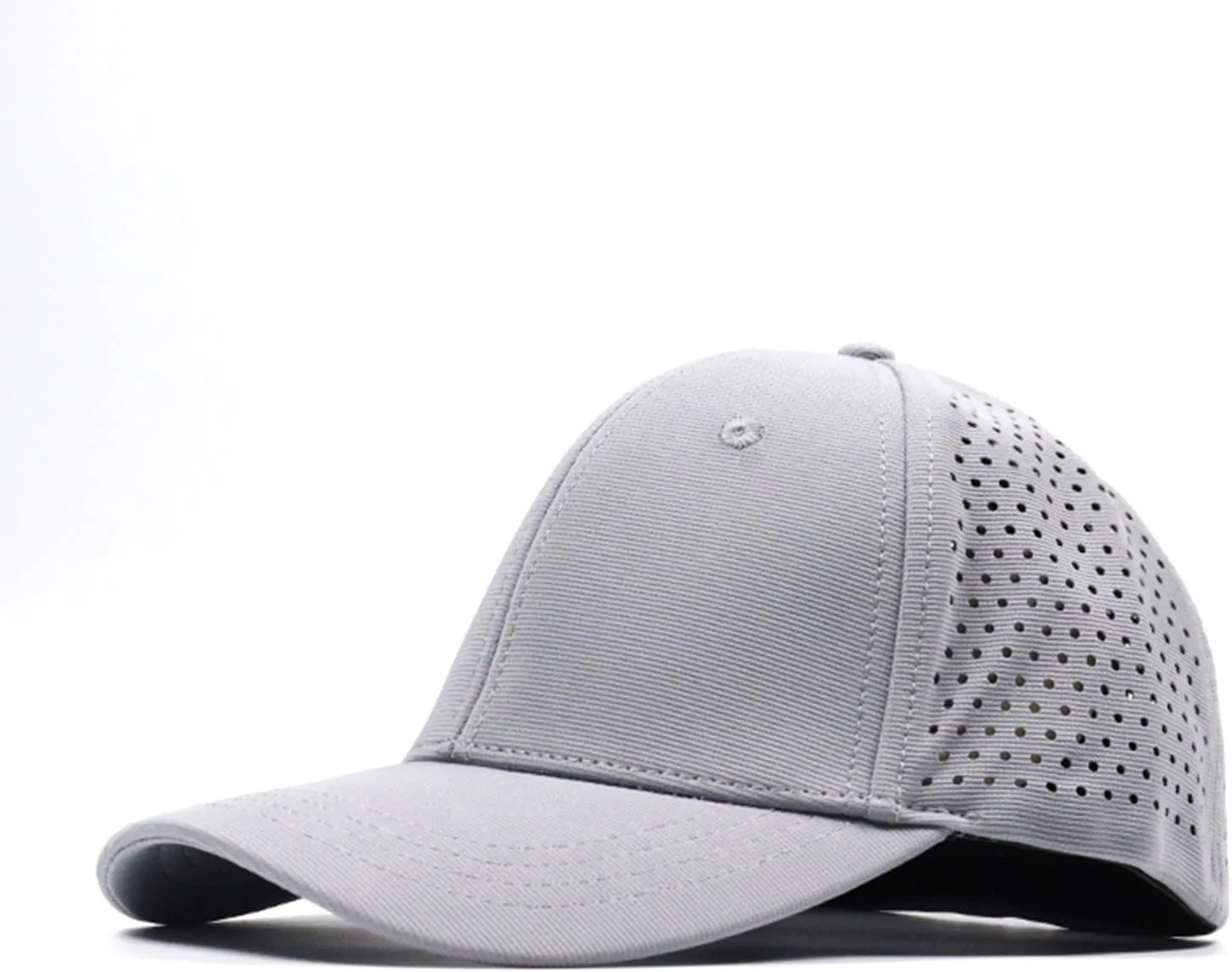 6 Panel Stretch Full Closed Baseball Caps Men's Blank Fitted Cap Curved Brim Elastic Closed Back Hat Q2426