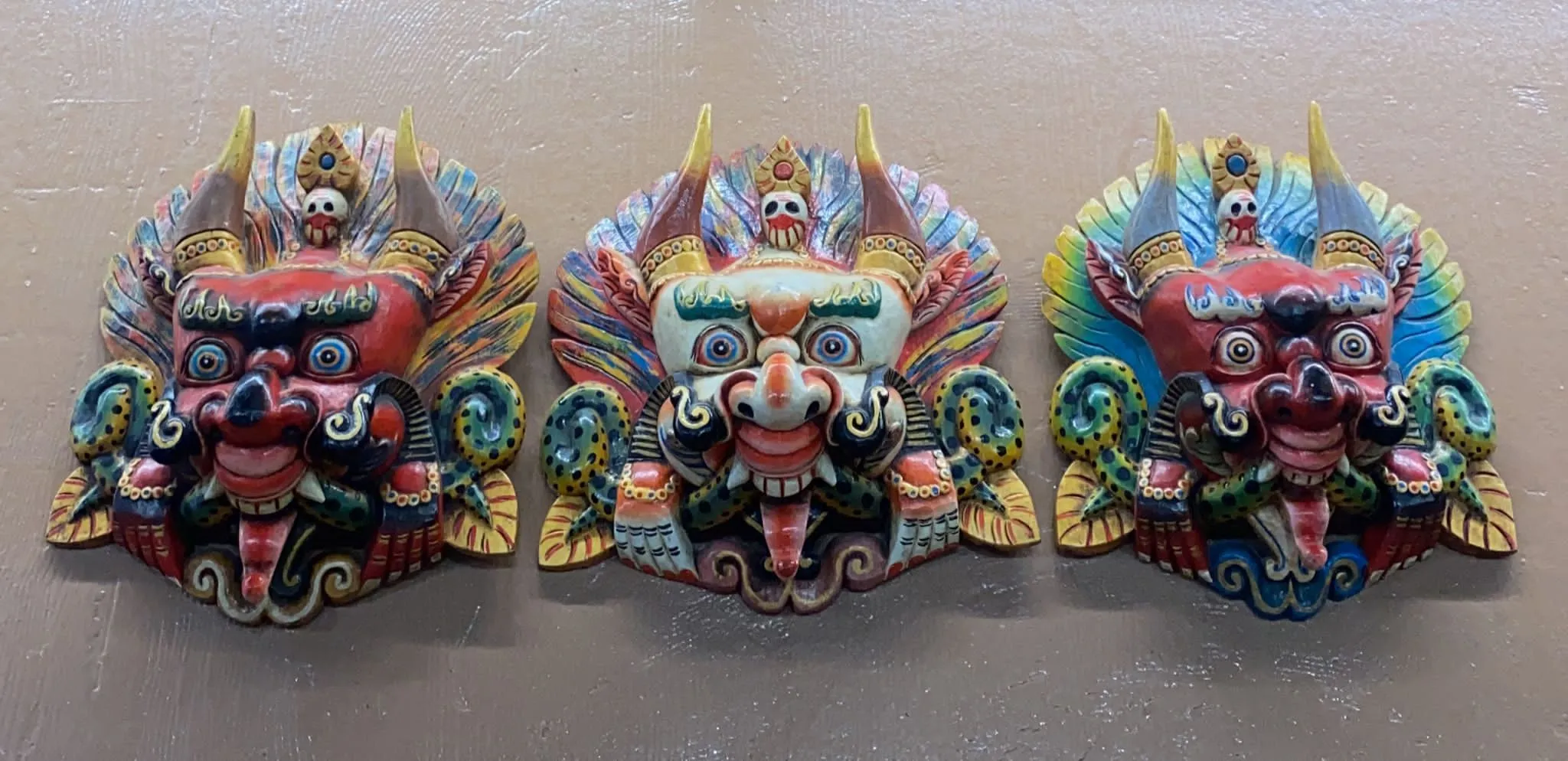 Cheppu Hand-Carved Wooden Mask (XXXL)