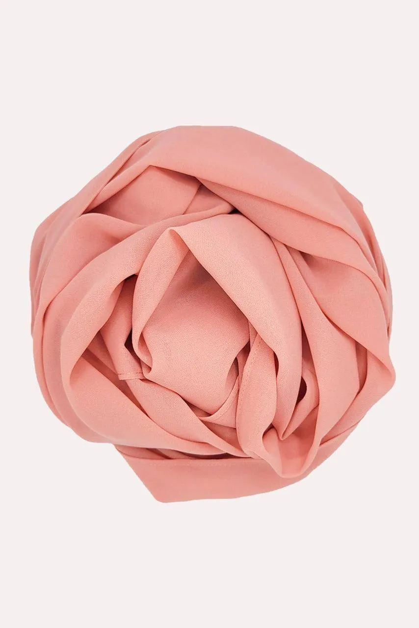 Classic Chiffon Hijab - Salmon