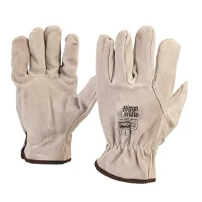 Cowsplit Leather Riggers Gloves - 12 Pairs