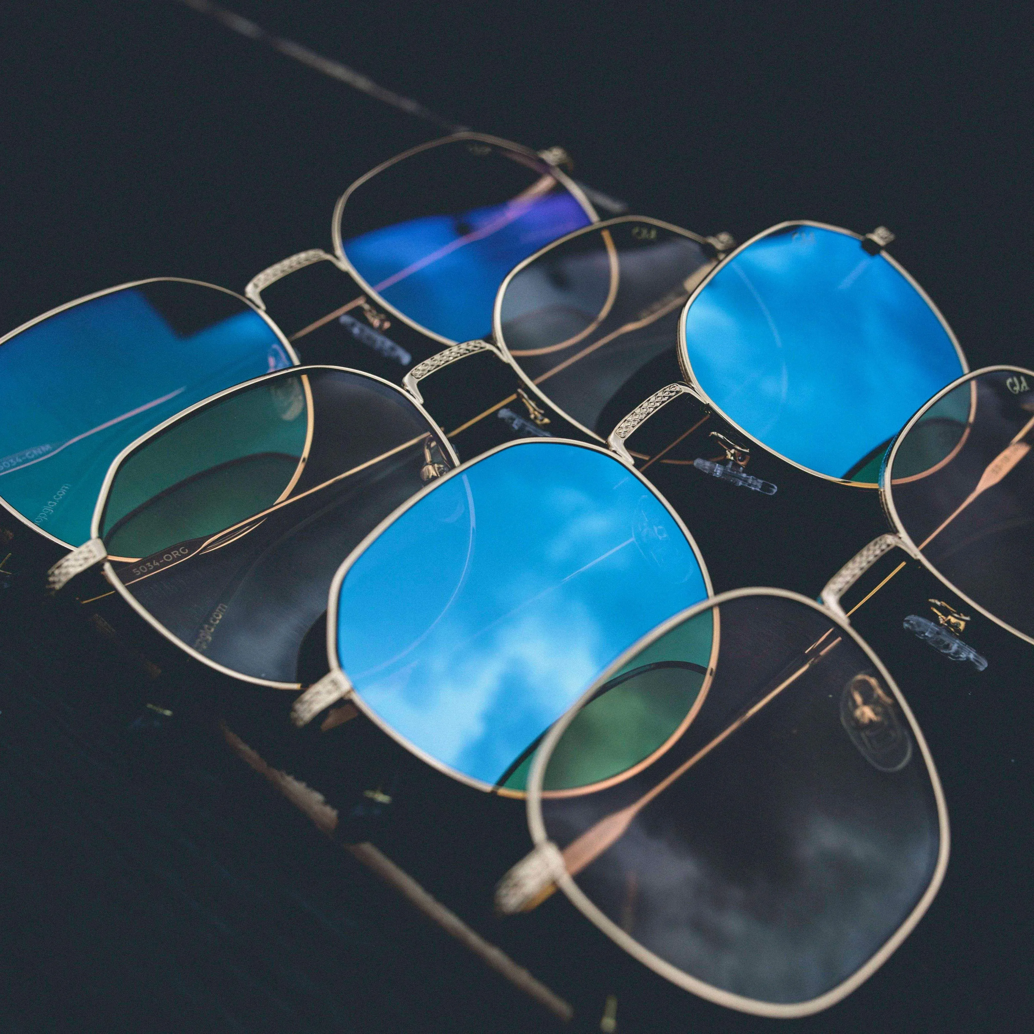 Freemont Frames in Blue Mirror