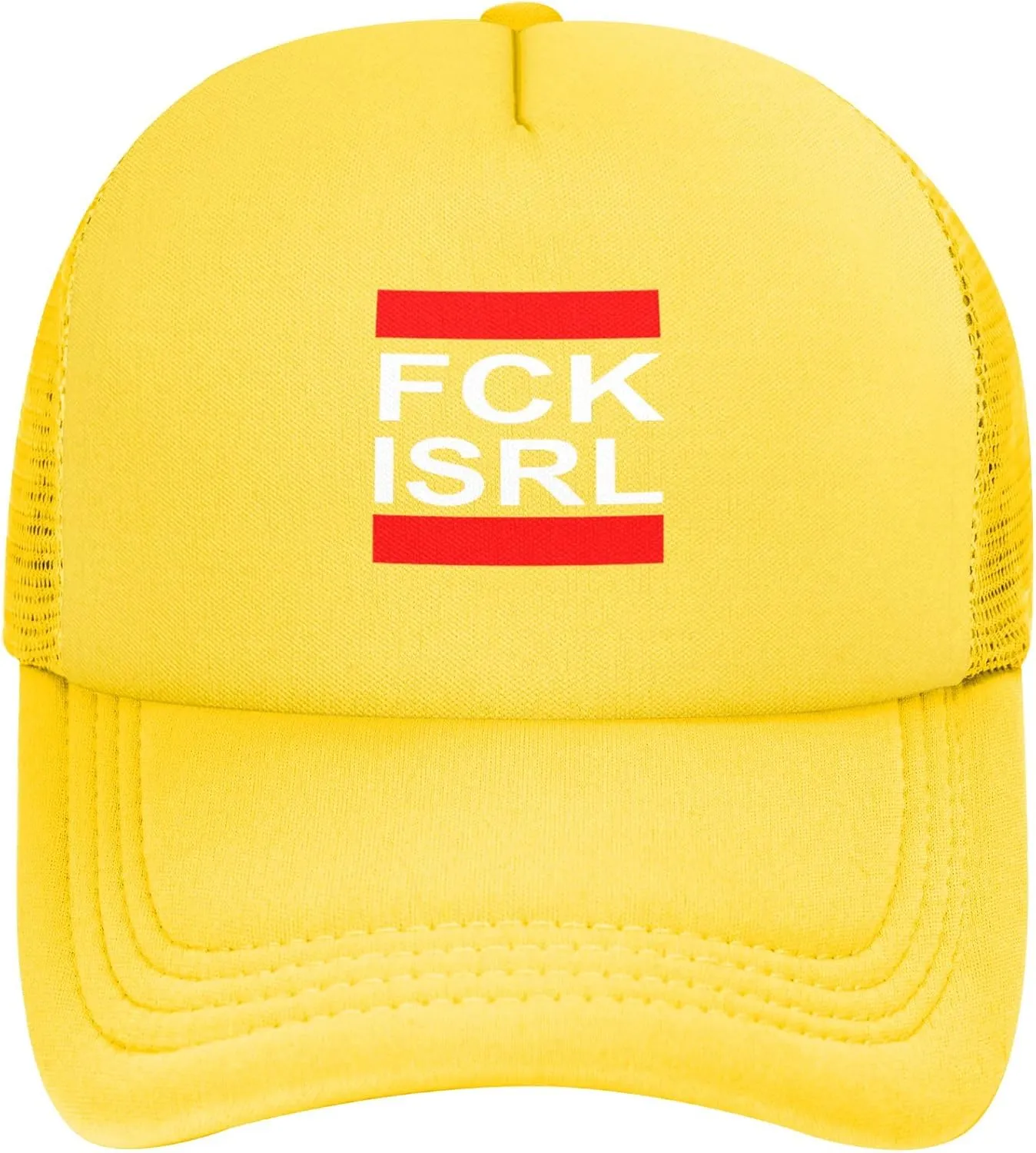 Fuck Israel Trucker Hat Free Palestine Save Gaza Hats for Mens Women Mesh Baseball Caps
