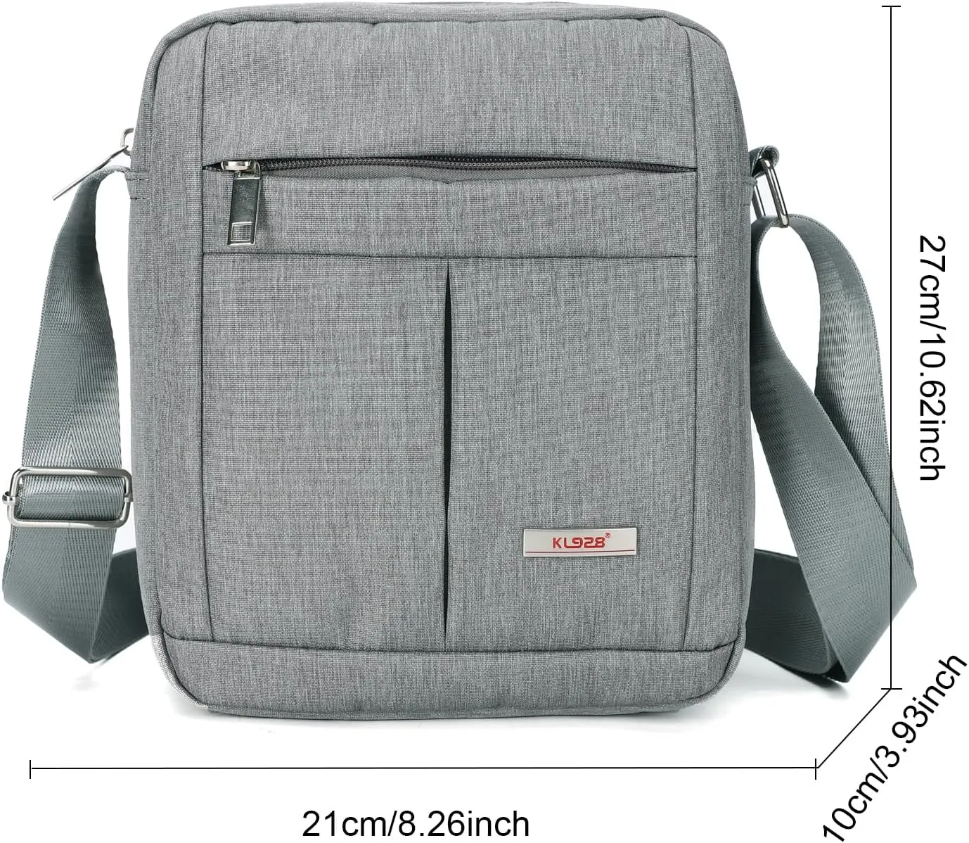 KL928 Men's Messenger Bag - Crossbody Shoulder Bags Travel Bag Man Purse Casual Sling Pack for Work Business