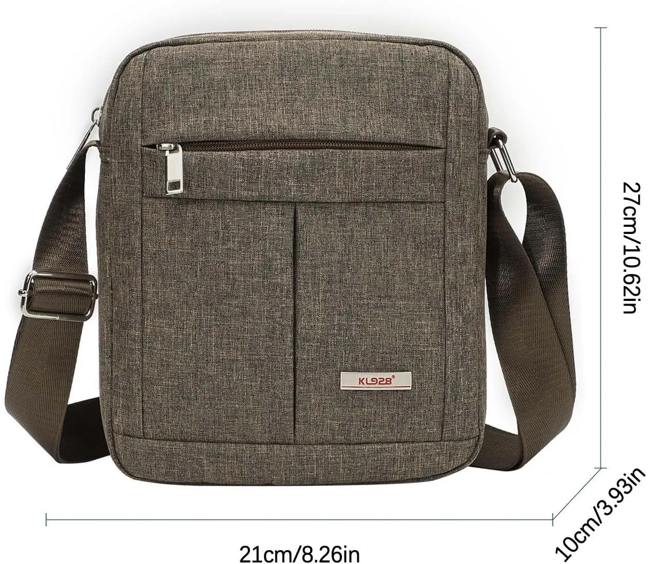 KL928 Men's Messenger Bag - Crossbody Shoulder Bags Travel Bag Man Purse Casual Sling Pack for Work Business