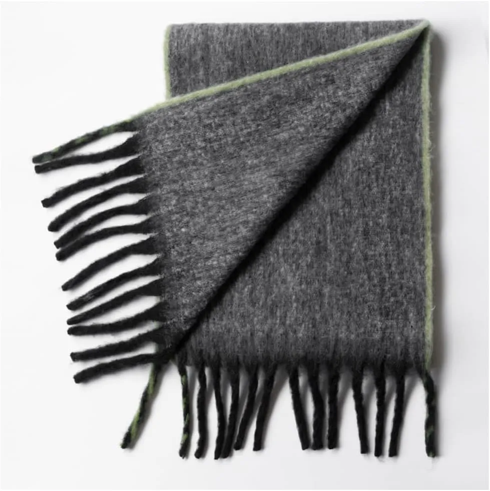 Large Chunky Plaid Scarf Checked Colorful Oversized Scarves Soft Big Cashmere Wool Thick Winter Warm Blanket Women