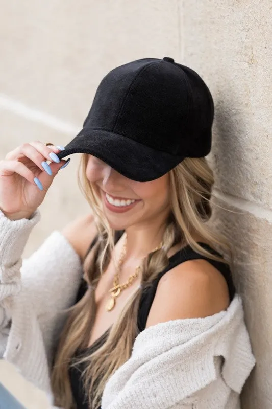 Must Have Velour Ball Cap