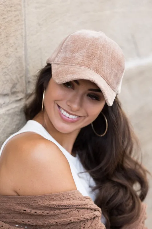 Must Have Velour Ball Cap