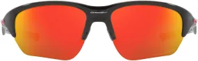 Oakley Men's OO9363 Flak Beta Polarized Rectangular Sunglasses, Polished Black, 64 mm
