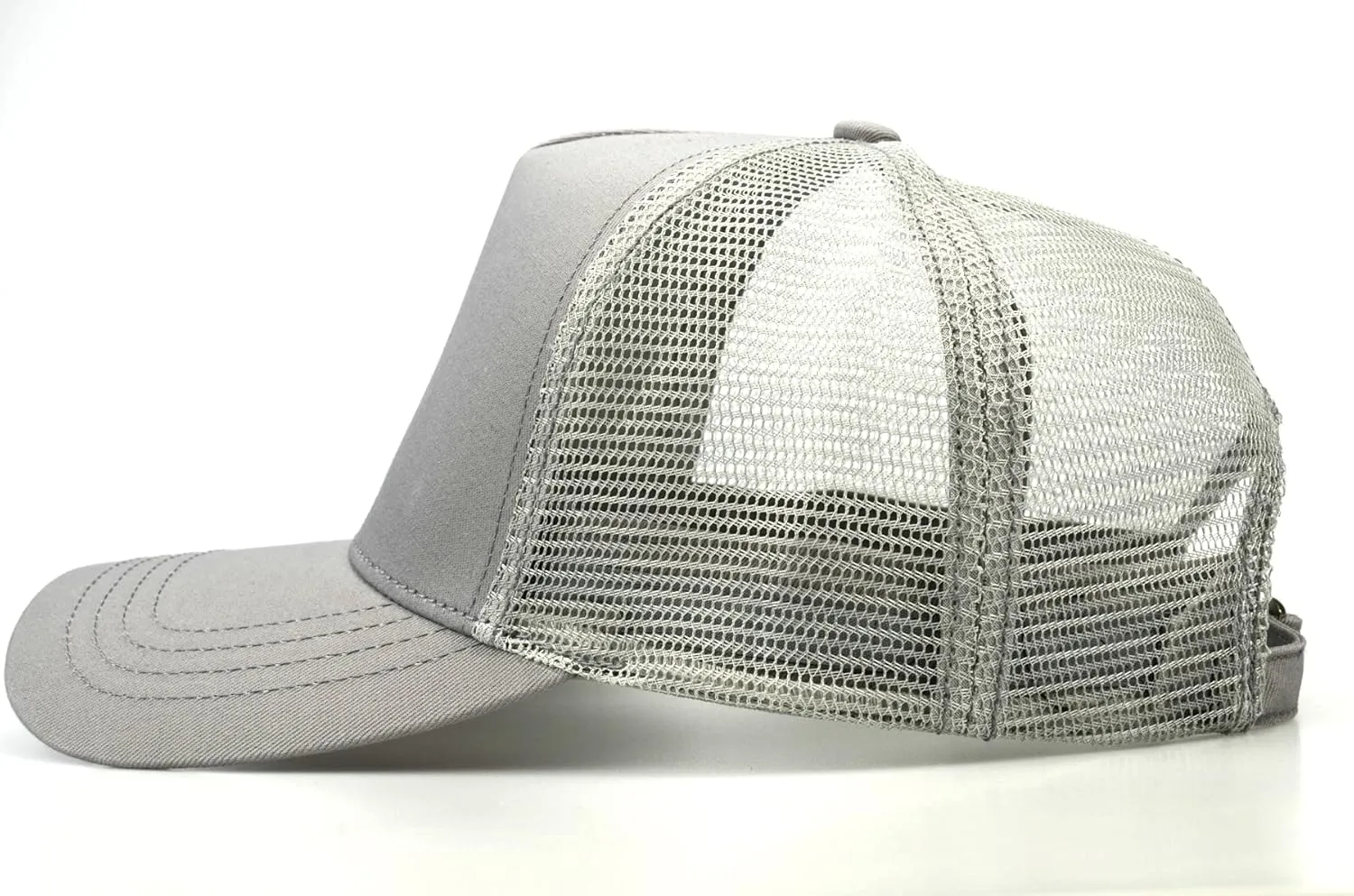 Oversize XXL Mesh Trucker Hat Big Head Hats for Men High Crown Baseball Cap Breathable Dad Hat Adjustable 23.6"-25.6"