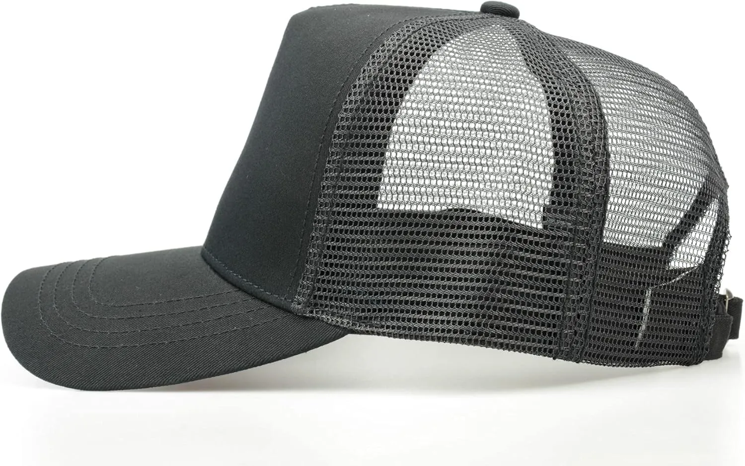 Oversize XXL Mesh Trucker Hat Big Head Hats for Men High Crown Baseball Cap Breathable Dad Hat Adjustable 23.6"-25.6"