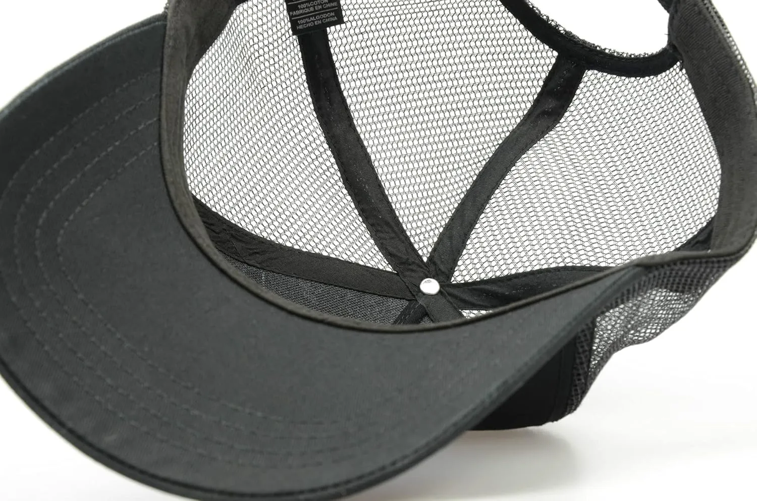 Oversize XXL Mesh Trucker Hat Big Head Hats for Men High Crown Baseball Cap Breathable Dad Hat Adjustable 23.6"-25.6"