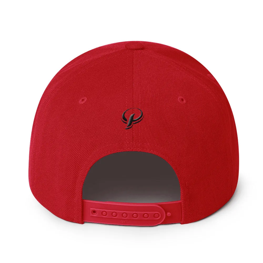 Presidential Wear In Black Snapback Hat