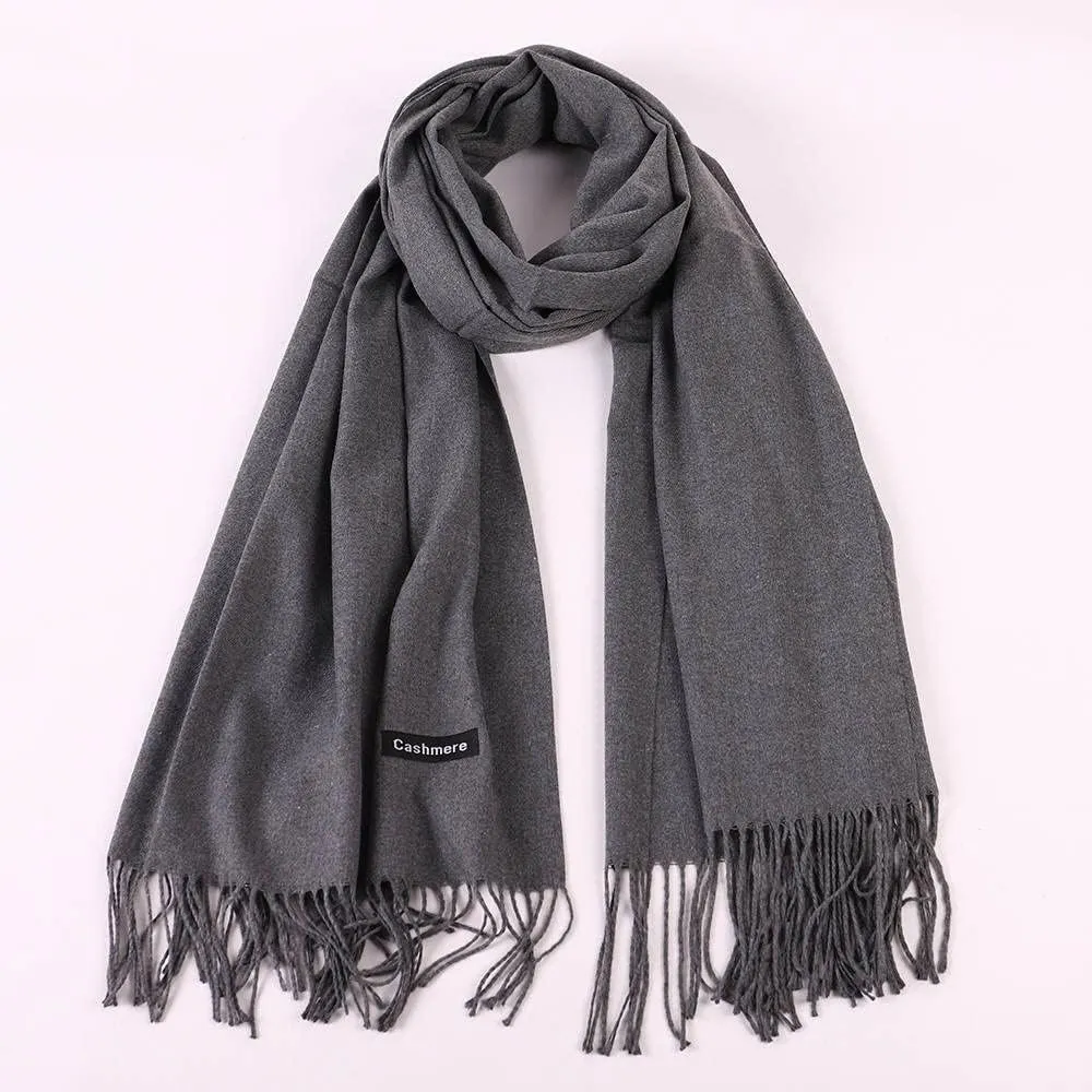 Roll Up Cashmere Classic Soft Luxurious Long Winter Cold weather Scarf Wrap Shawl Scarves Blanket unisex seasonal Gift Ideas
