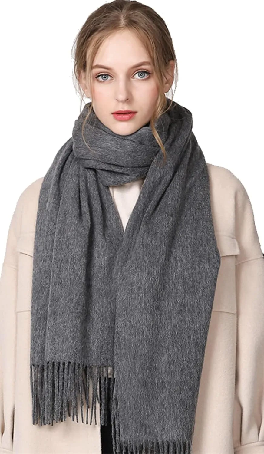 Roll Up Cashmere Classic Soft Luxurious Long Winter Cold weather Scarf Wrap Shawl Scarves Blanket unisex seasonal Gift Ideas