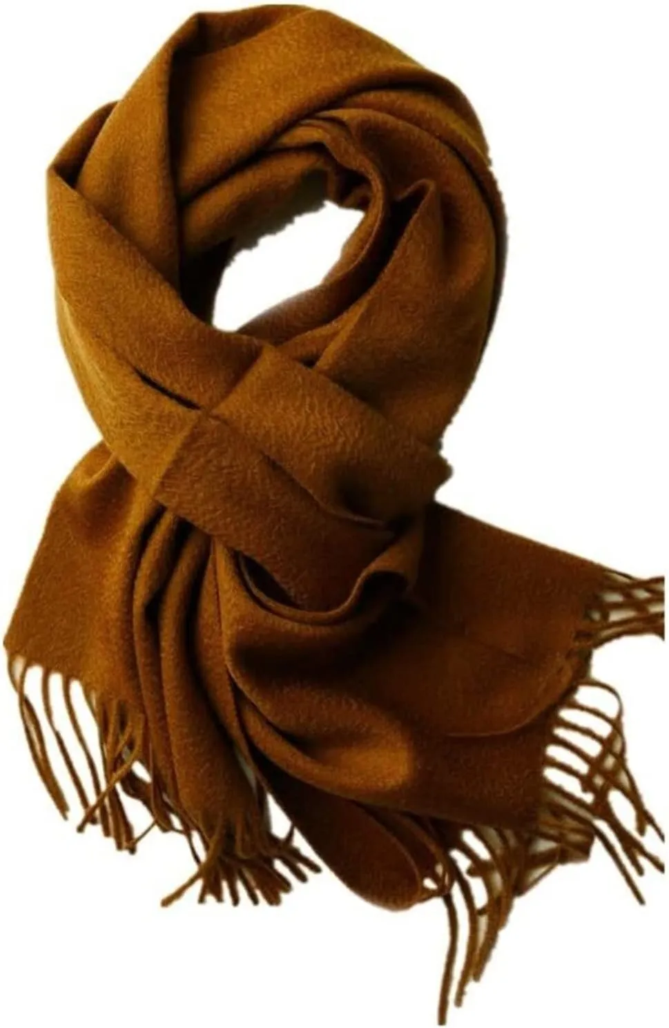 Scarf Women Scarf Tassel Shawl Scarves Winter Warm Wedding Party Girls Blanket Scarf Wrap for Christmas and New Year Gift Womens Warm Long Shawl (Color : Brown, Size : 70x200cm)