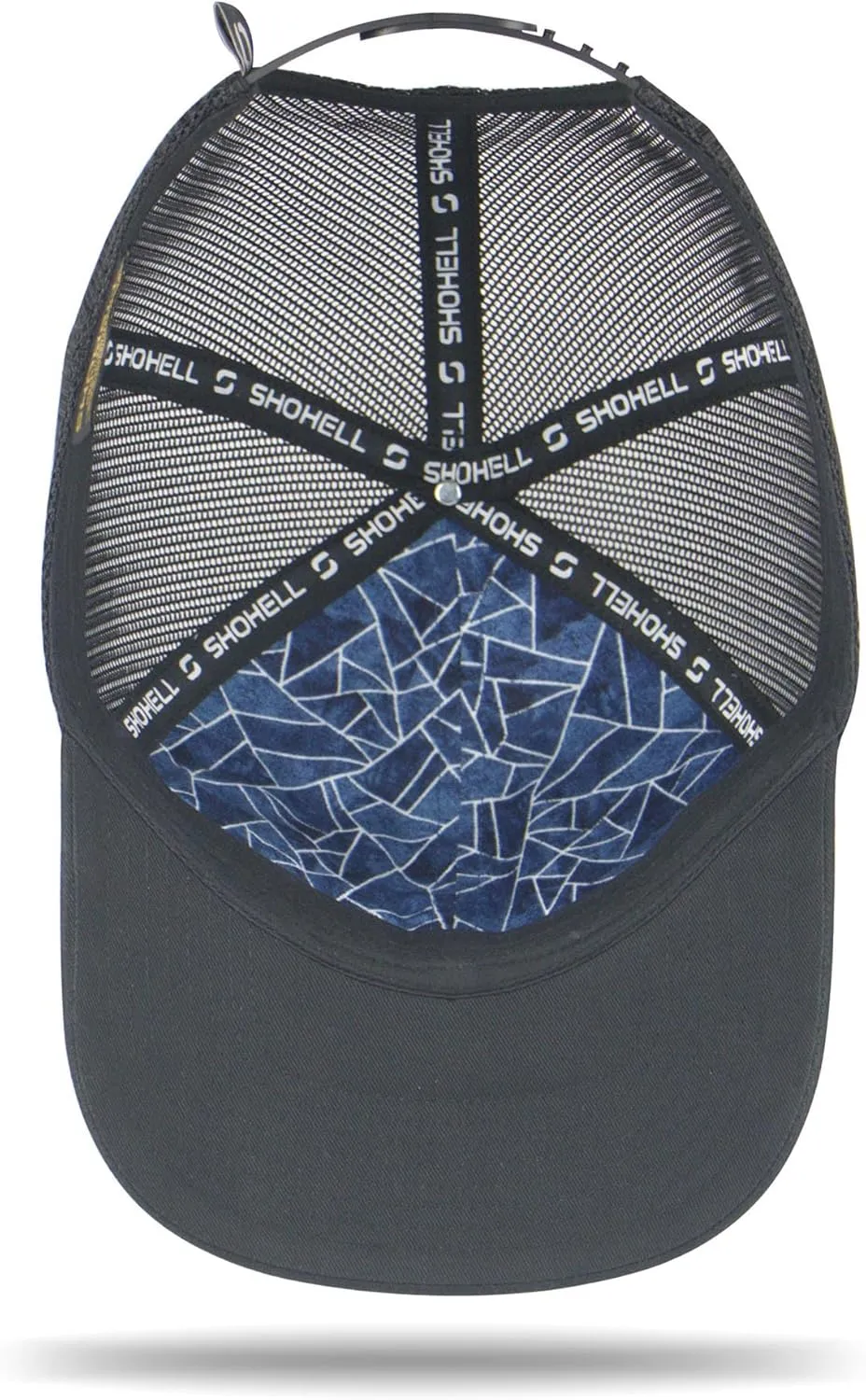 SHOHELL Bigfoot Trucker Hat - Baseball Cap for Men & Women, Adjustable Snapback Hat with Mesh Back, Fishing & Golf Hat