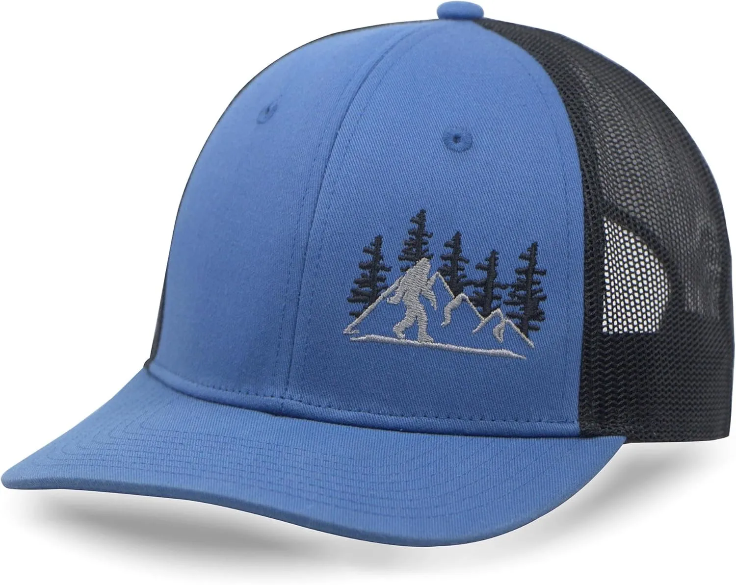 SHOHELL Bigfoot Trucker Hat - Baseball Cap for Men & Women, Adjustable Snapback Hat with Mesh Back, Fishing & Golf Hat