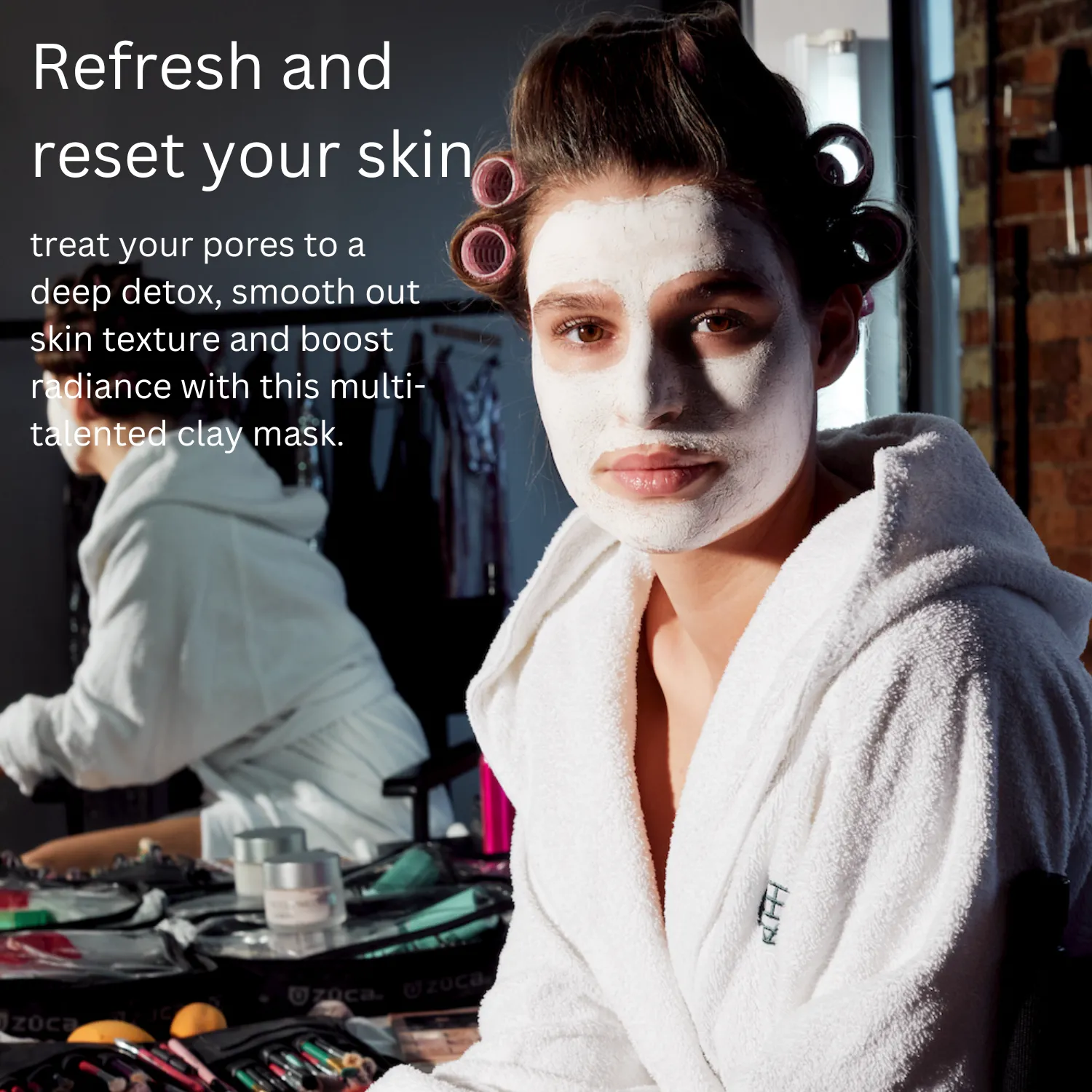 STAR RESCUE Pink Clay Mask - 120ml dual action detoxifying and brightening clay mask