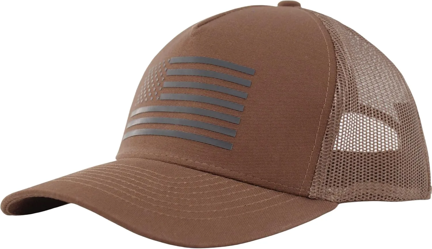 Trucker Hat American Flag Baseball Cap,Adjustable Snapback Mesh Hats for Men