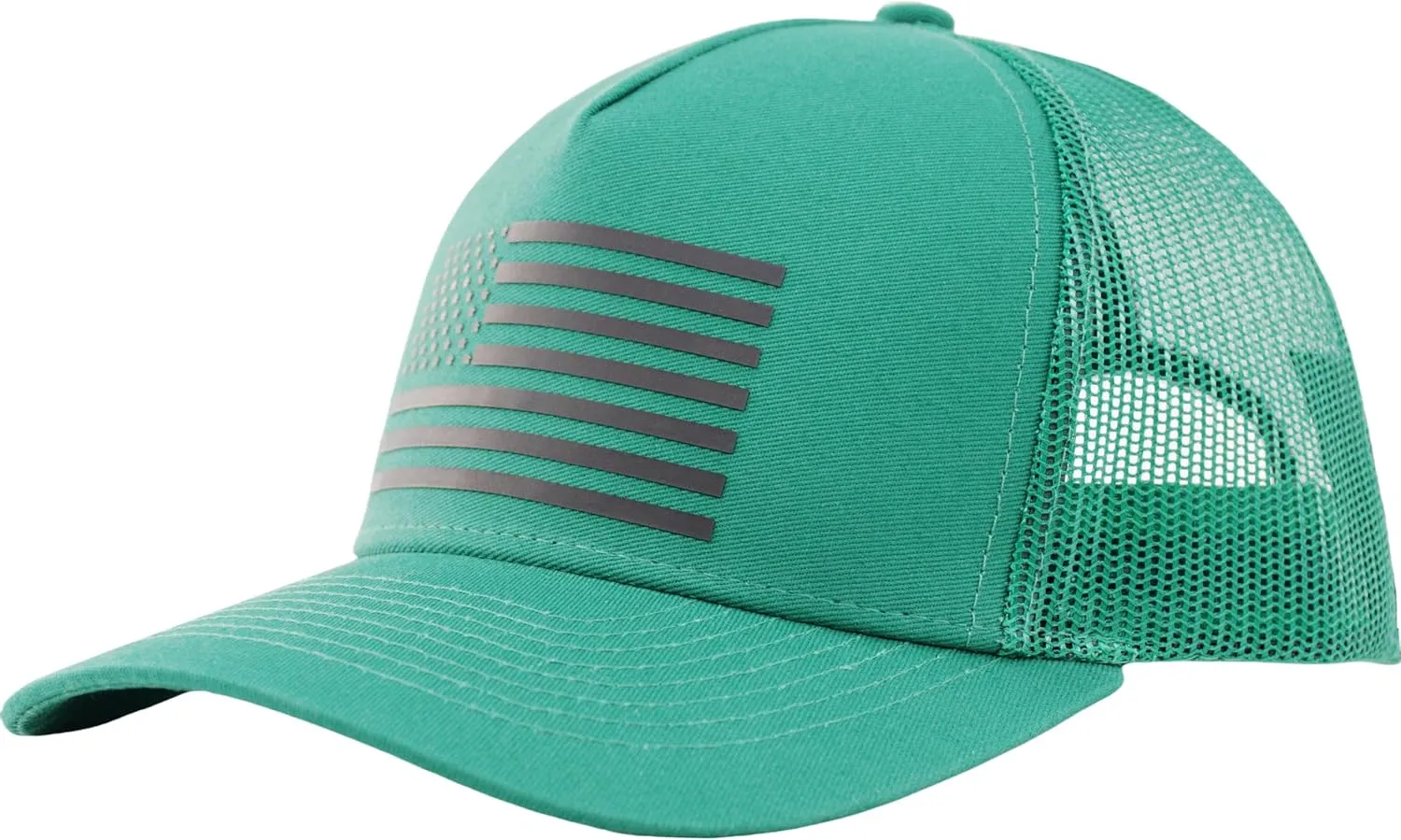 Trucker Hat American Flag Baseball Cap,Adjustable Snapback Mesh Hats for Men