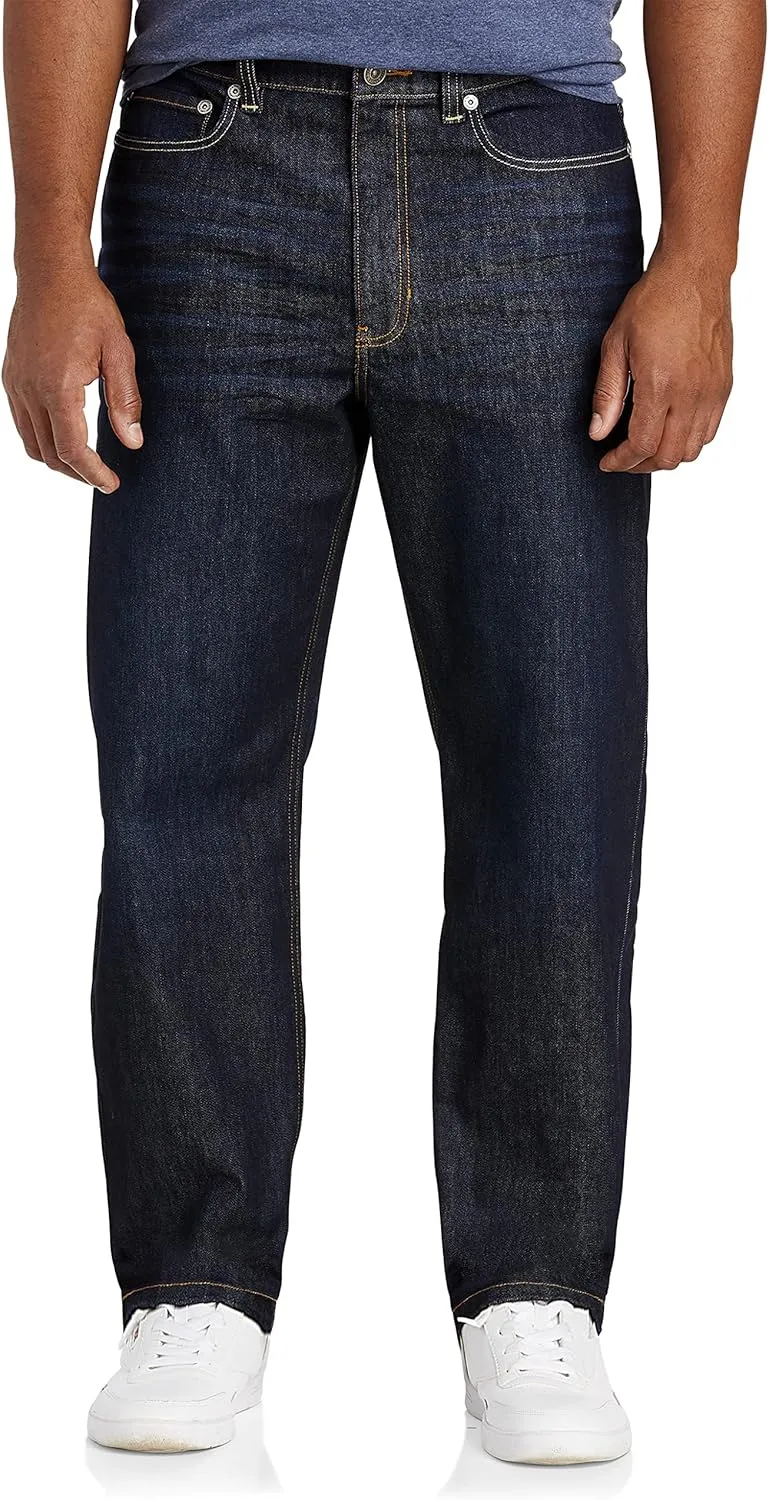 True Nation by DXL Men's Big and Tall Refined Blue Relaxed-Fit Jeans Refined Blue x