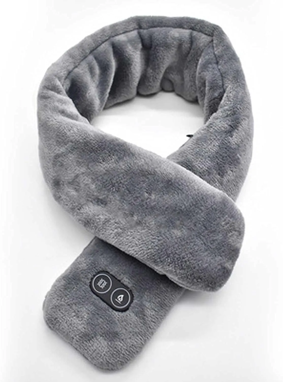 tuduoms Thick Fleece Winter Scarf Neck Warmer USB Heated Scarfs Soft Neck Heating Pad Wrap Scarves for Women Men