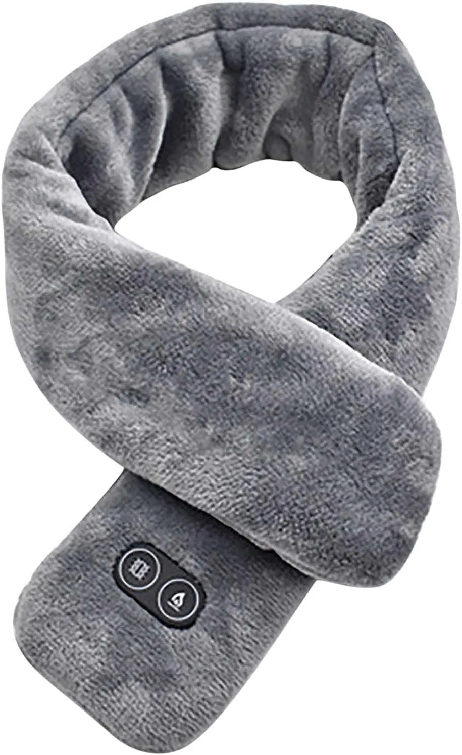 tuduoms Thick Fleece Winter Scarf Neck Warmer USB Heated Scarfs Soft Neck Heating Pad Wrap Scarves for Women Men