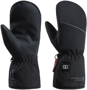 Winter Thermal Ski Cycling Heating Glove Men Women Electric Heated Gloves with 2pcs Battery Hand Warmer Mitten
