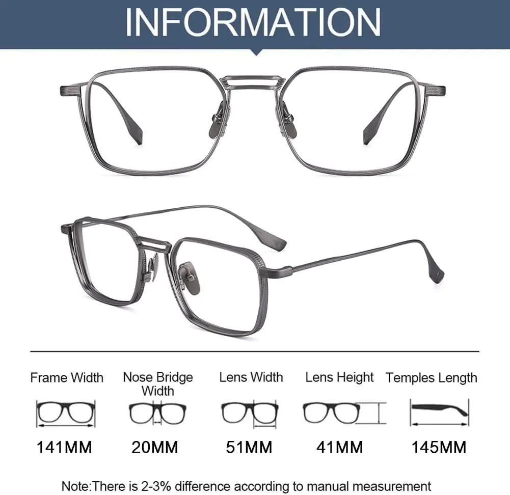 Women Men Blue Light Blocking Reading Glasses Fashion Lightweight Titanium Readers Anti Eyestrain Computer Eyeglasses,Gray,3.5 x
