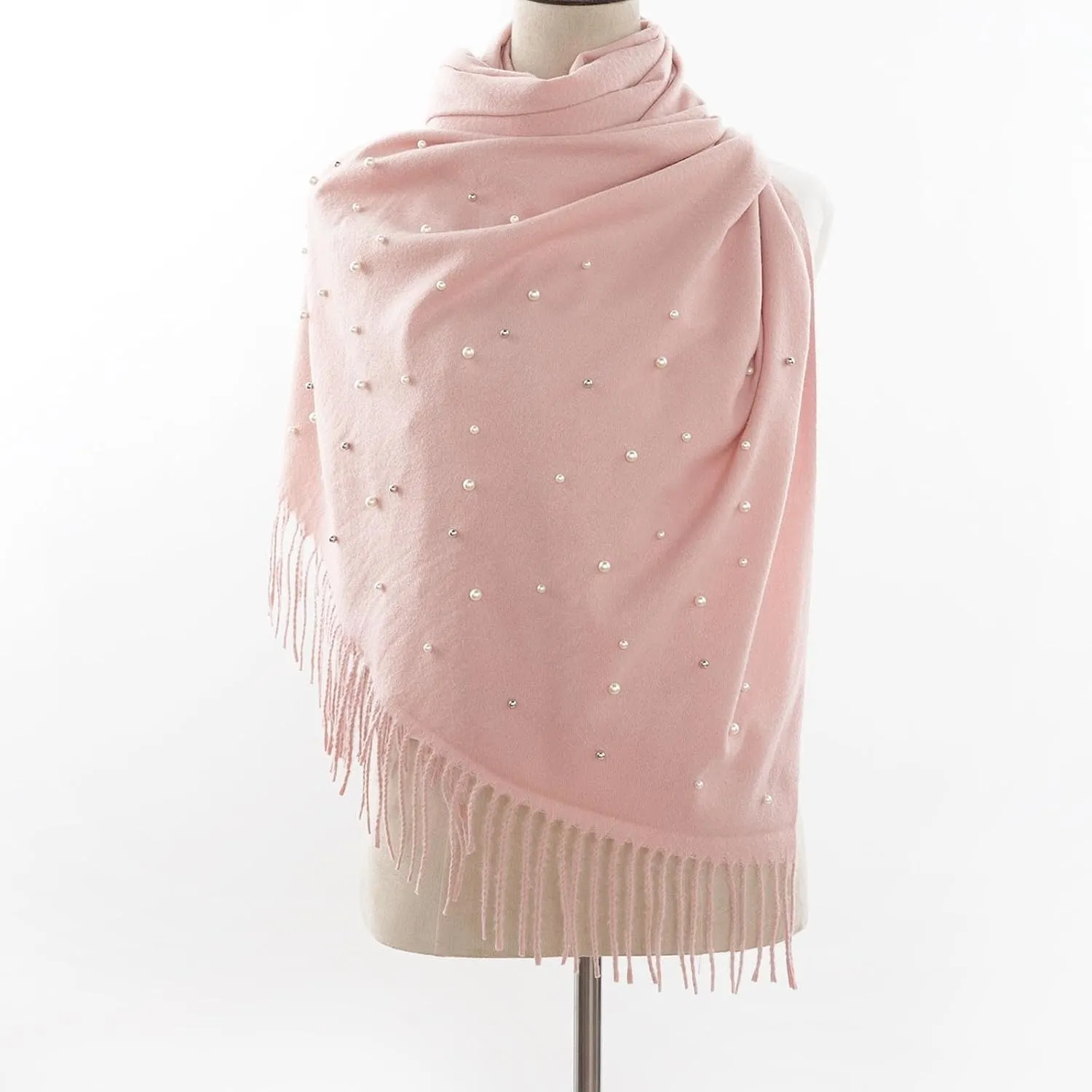 Women's Pearl Shawl Wraps Open Front Poncho Cape Oversized Sweaters Casual Fashion Cardigan Shawls for Fall Winter