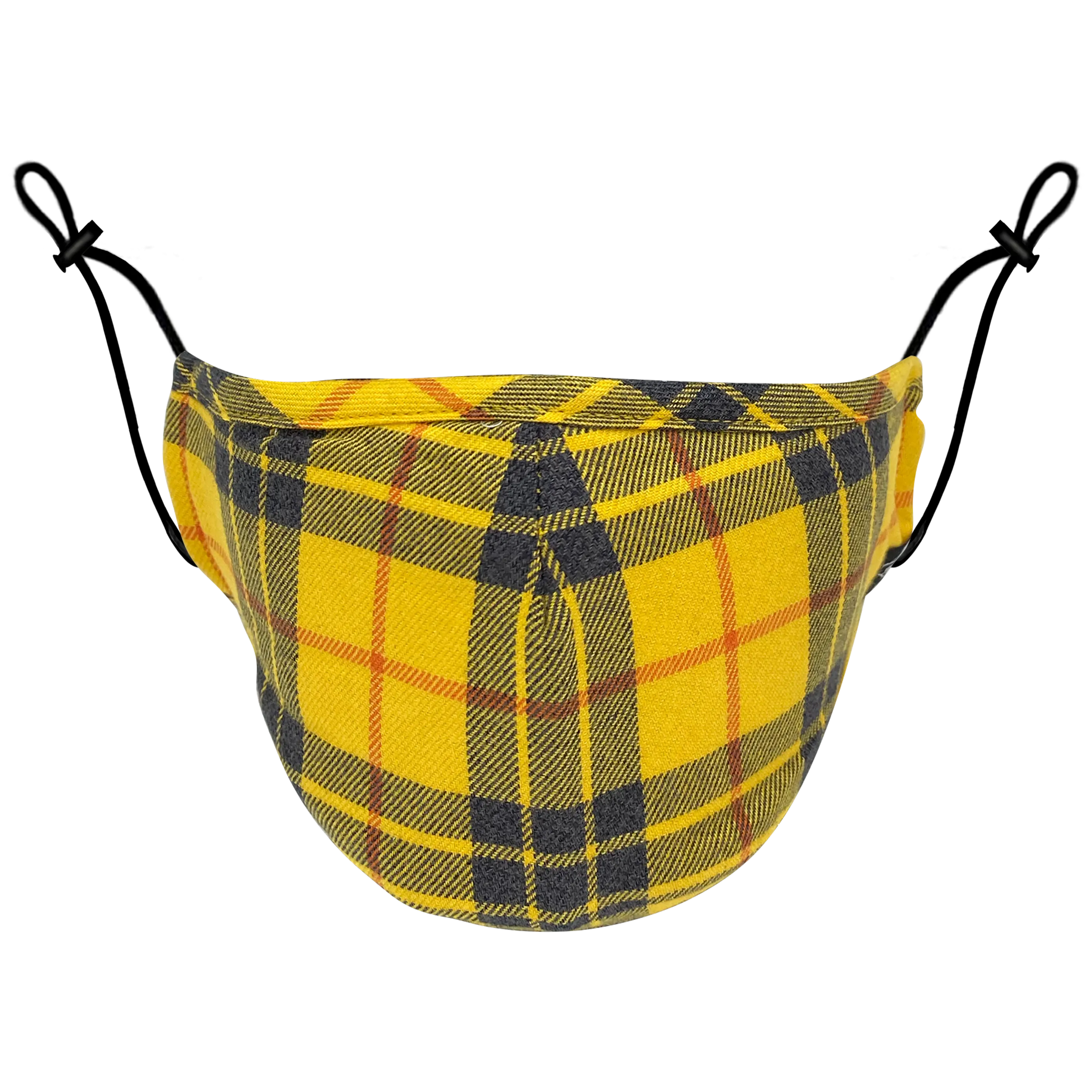 YELLOW PLAID MHRS MASK
