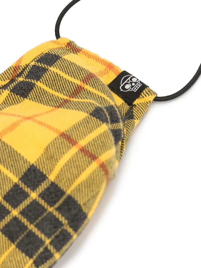 YELLOW PLAID MHRS MASK